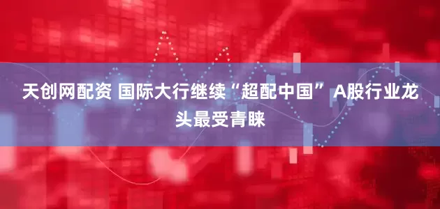 天创网配资 国际大行继续“超配中国” A股行业龙头最受青睐